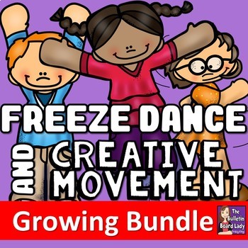 Preview of Freeze Dance and Creative Movement BUNDLE