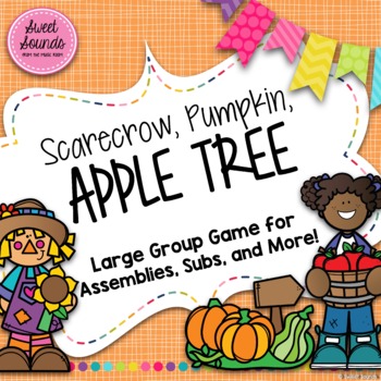 Preview of Freeze Game - Fall Pumpkin - Interactive Music Game and Printables