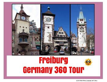 Preview of Freiburg Germany Tour Project - Digital or Printable - distance learning