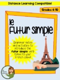 French Futur Simple Notes and Activities - Digital Learnin