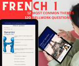 French 1 | 120 Bellwork Questions