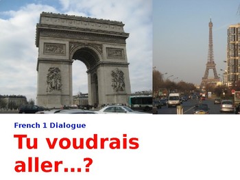 Preview of French 1 Dialogue: Tu voudrais aller?