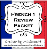 French 1 Review Packet