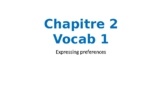 French 1 ppt chapter 2 part 1