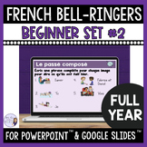 French 2 bell ringer activities for grammar & vocabulary A
