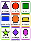 French 2D shape poster