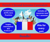 French 3 Second Semester Bundle