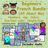 French 5 lesson bundle : All About Me / Age and Appearance