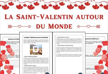 Preview of French Activity| Love Across Borders: Exploring Valentine's Day Around the World