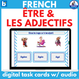 French Adjectives Agreement & être Boom™ Digital Task Card