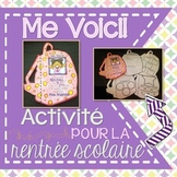 French All About Me Back-to-School Booklet (ME VOICI) - La