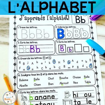 J'apprends le Français : L'alphabet français.