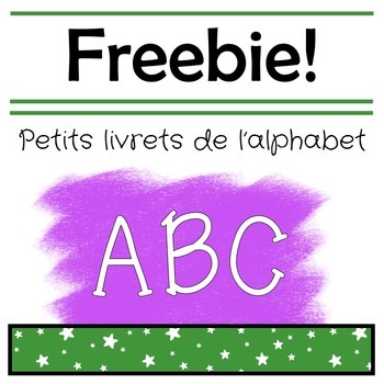 Preview of Petits livrets de l'alphabet // French Alphabet Booklets Freebie