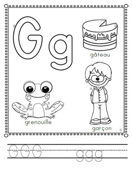 French Alphabet Book Coloring And Activity Pages By Creative Kindergarten