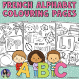 French Alphabet Colouring Pages | Lettre Initiale