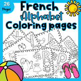 French Alphabet Colouring Pages | Lettre Initiale