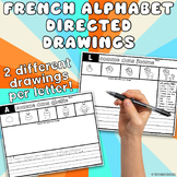 French Alphabet Directed Drawing and Write | Les Dessins Dirigés