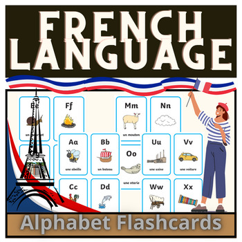 French Alphabet Flashcards by Teachers Aid Haven | TPT