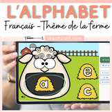 French Alphabet L'alphabet Lettres Letter Recognition Farm