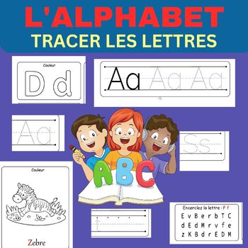 French Alphabet - Letter Tracing Book For Kids Ages 2-6 by FRENSH CLASS