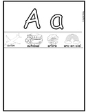 French Alphabet, Letter worksheets,  L'alphabet en Français