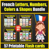 French Alphabet Letters, Numbers, Colors & Shapes - Bundle