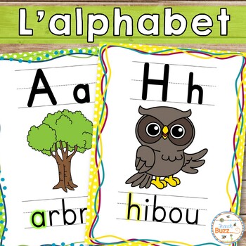 Preview of French Alphabet - Affiches de l'alphabet - French Letters - Lettres