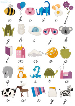Preview of French Alphabet Poster