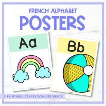 Preview of French Alphabet Posters | Les affiches d'alphabet
