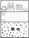 French Alphabet Worksheets, practice printing/tracing and 