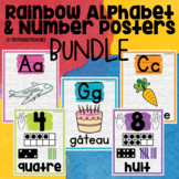 French Alphabet and Number Posters | BUNDLE | French Class