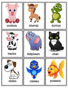 Preview of Animal Flashcards