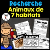 French Animal Research | Recherche Animaux de 7 habitats