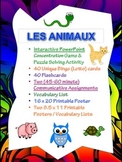 French Animals Activity Packet - Perfect for Substitute Activity