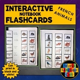 French Animals Flashcards Interactive Notebook Flashcards 
