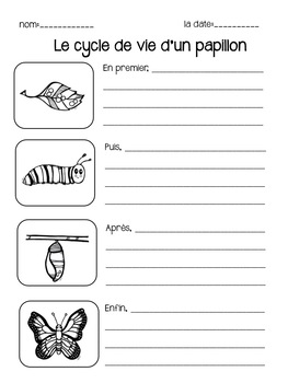 french growth and changes in animals science unit grade 2 les animaux