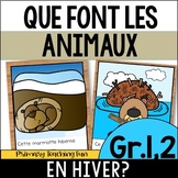 French Animals in Winter Hibernate, Migrate and Adapt! Sci
