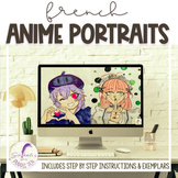 French Anime Portrait Art Project - Google Slides Version