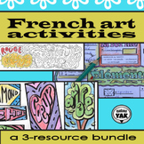 French Art Activities Bundle