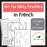 French Art Workbook for Early Finishers