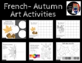 French Autumn Art Activities, Art Elements/Grid Drawing/Sy