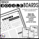 French BOGGLE Boards