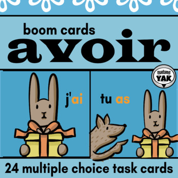Preview of French BOOM Cards AVOIR