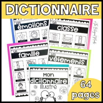 Preview of French BW Visual Dictionary - Dictionnaire illustré NOIR et BLANC