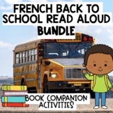 French Back To School Read Aloud BUNDLE | French Book Comp