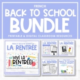 French Back to School Activity Bundle | la rentrée