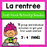 French Back to School First weeek Bundle (La rentrée)