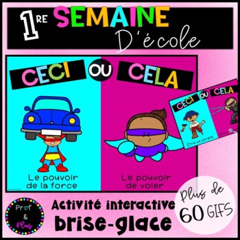 Preview of French Back to School Activity | Rentrée scolaire - Activité brise-glace