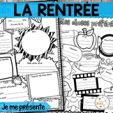 French Back to School All About Me - Rentrée scolaire - Me voici 