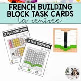 French Back to School Building Block Task Cards | French B